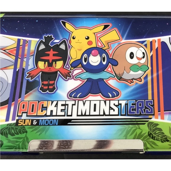 Vintage 90s Original Game Freak Pokemon Pikachu Pocket Monsters Pencil Box - Picture 2 of 10